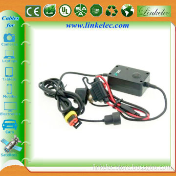 waterproof micro usb Motorcycle brake Charging Cable adapter